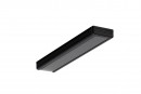 StrongLumio profile LED Surface 10, black matt, 4050 mm
