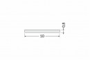 StrongLumio cover strip A for the Slim 8/Smart10 profile, slip-on, transp., 2 m