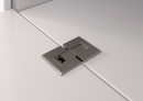 IF hinges Kimana SKIN for bottom hatching, nickel plated