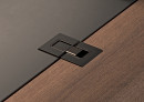 IF hinges Kimana SKIN for bottom hatching, black nickel