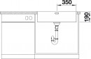 BLANCO 522969 Sink Andano 700-IF stainl. steel InFino silk gloss without handle
