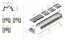 StrongLumio ALU profile for LED Diagonal 14 alu anodized 1000mm