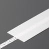 StrongLumio cover strip for Flat profile plug-in milky 1000mm