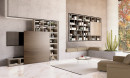 TERNO Magic Living- fittings for full overlay wooden door, 1,1m, nickel anodized
