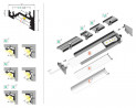 StrongLumio profile LED Corner 10, black matt, 3000 mm