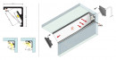 StrongLumio profile LED Cabi 12 E alu white 3000mm