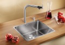 BLANCO 522961 Sink Andano 450-IF stainl. steel InFino silk gloss without handle