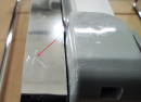 VIBO Galaxy double pull out side basket for cabinet 300 mm, white, R/L - DAMAGED