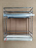 VIBO Galaxy double pull out side basket for cabinet 300 mm, white, R/L - DAMAGED
