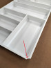 Cutlery tray SKY 500/90 (822 x 474 mm) white - DAMAGED