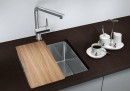 BLANCO 522959 Sink Andano 400-U stainless steel InFino silk gloss without handle