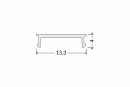 StrongLumio cover strip for LED profile Smart-In16 clip-on milky 3000mm