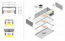 StrongLumio ALU profile for LED Lowi  alu black 2000mm