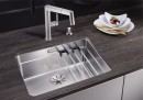 BLANCO 521841 Sink Etagon 500-U stainless steel InFino silk gloss without handle