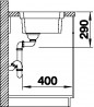 BLANCO 521840 Sink Etagon 500-IF stainl. steel InFino silk gloss without handle