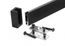 CORDIA Make Me wardrobe rod 800mm black