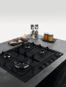 FRANKE Gas hob FCH 604 3G TC MB C black matt
