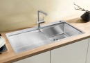 BLANCO 521659 Sink Divon II 5S-IF stainl. steel InFino silk gloss with eccentric
