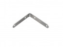 STRONG Angled bracket 80x80mm white zinc