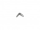 STRONG Angled bracket 25x25mm white zinc