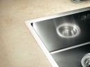 BLANCO 521570 Claron 340-IF stainl. steel InFino silk gloss sink without handle