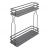 K-StrongWire two levels basket 200 mm, grey, ball slide w/o dumper