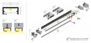 StrongLumio profile LED Begton 12, aluminum raw, 2000mm