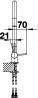 BLANCO 521544 Tap Coressa-f chrome, lever left