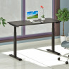 STRONG base with electrically adjustable height black RAL 9005 matt