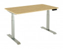 STRONG base with electrically adjustable height silver RAL9006 matt