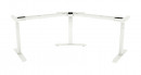 STRONG base with electrically adjustable height for corner solution, white