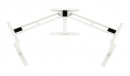 STRONG base with electrically adjustable height for corner solution, white