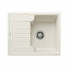 BLANCO 527195 Sink ZIA 40 S white soft without Silgranit eccentric