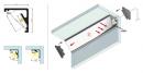 StrongLumio profile LED Cabi 12 E aluminum anodized 4050mm