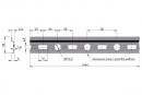 IF Libra suspension rail WPC1, length 2000 mm 65240010ZN