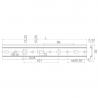 STRONG fixing bar 2000mm