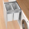 HETTICH 9207634 ArciTech Pull Laundry - laundry basket 600 500 mm plastic white