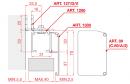 TERNO upper line 1280/A silver anodized 2m