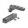 HETTICH 9091226 Sensys 8631i, inset, 95°  narrow alu frame SiSy obsidian