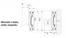 StrongBall S5 ball bearing slide 500mm mounting on the support 40kg