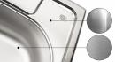StrongSinks S1 Eko Sink stainless steel satin/top brush. 488x488,top inst.