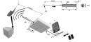 HAL MultiSwitch contact door switch for the Master unit for milling 8mm, silver