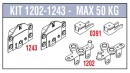 SISCO 1202-1243 fitting kit with bearing