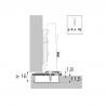 HETTICH 9306263 VEOSYS ADAPTER UNDER BISH TH