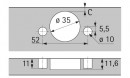 HETTiCH 9099556 Sensys 8657i 165° B3 TH58 SiSy