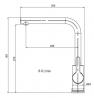 StrongSinks S3 Sink Tap Stréva, L-shaped faucet, chrome