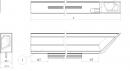 MARELLA DESIGN Integrated profile Florida 200 right black matt