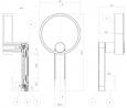 MARELLA DESIGN Hook Tiberio black matt