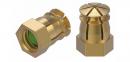 BU39 Screw-in insert with ball M6x9/8 mm brass
