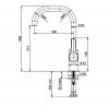 StrongSinks S3 Sink faucet Garonne U-shaped, chrome
